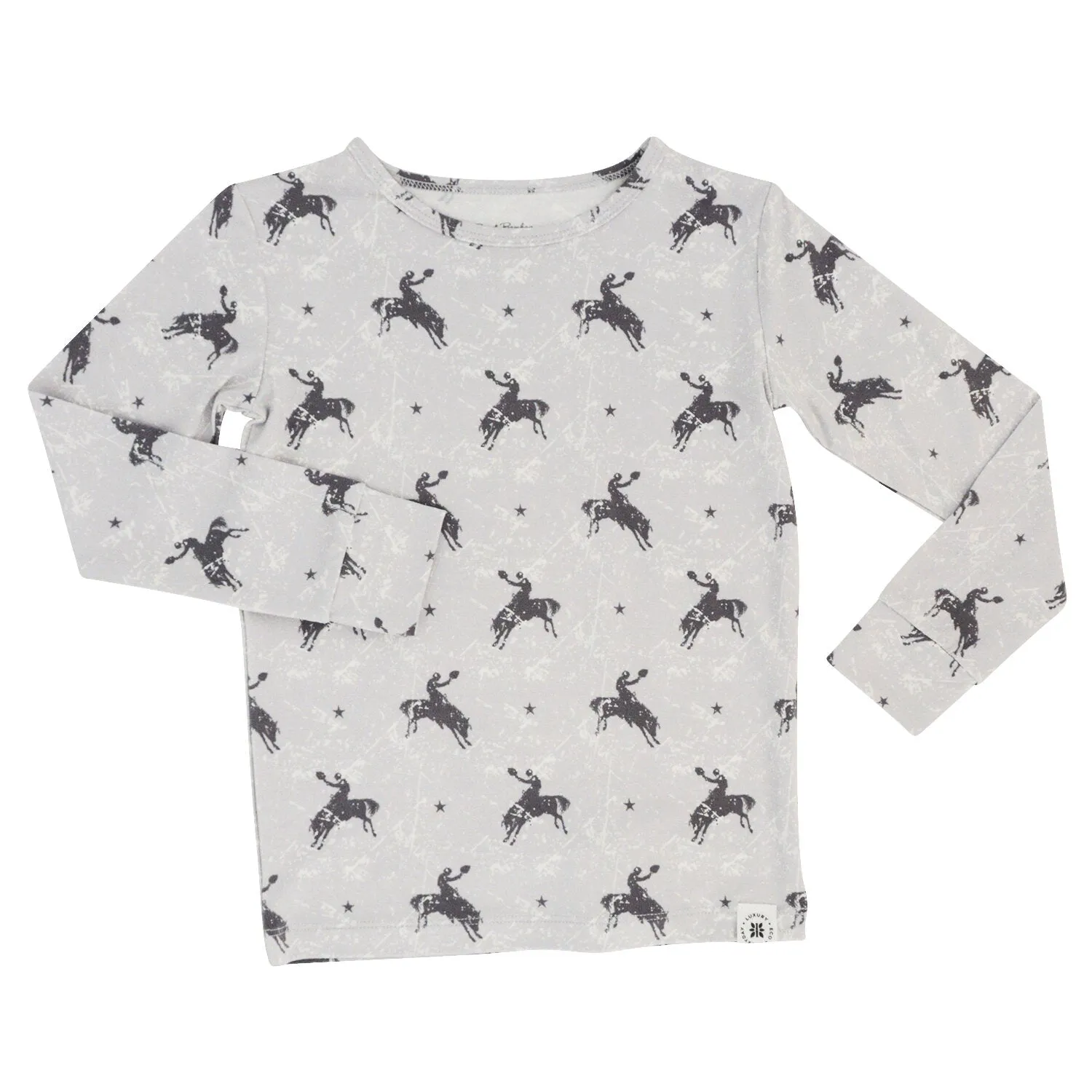 2 Piece Boys Cowboy Pajamas