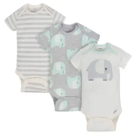 3-Pack Neutral Organic Onesies® Bodysuits