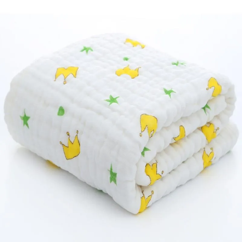 Baby 6 Layer Super Soft Muslin Swaddle Wrap Blankets