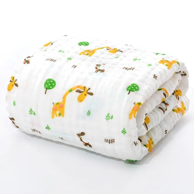 Baby 6 Layer Super Soft Muslin Swaddle Wrap Blankets