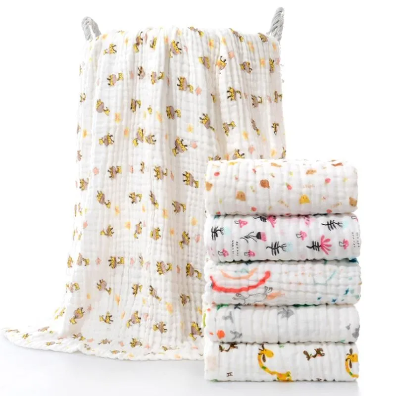 Baby 6 Layer Super Soft Muslin Swaddle Wrap Blankets