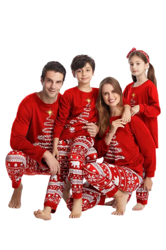 Baby Home for the Holidays Christmas Print Pajamas