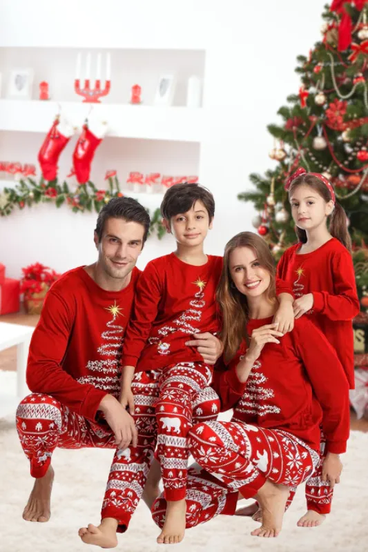 Baby Home for the Holidays Christmas Print Pajamas