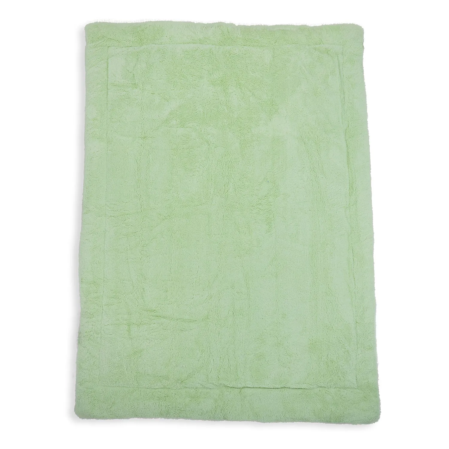 Baby Moo Nature's Playmates Soft Fur Blanket - Green