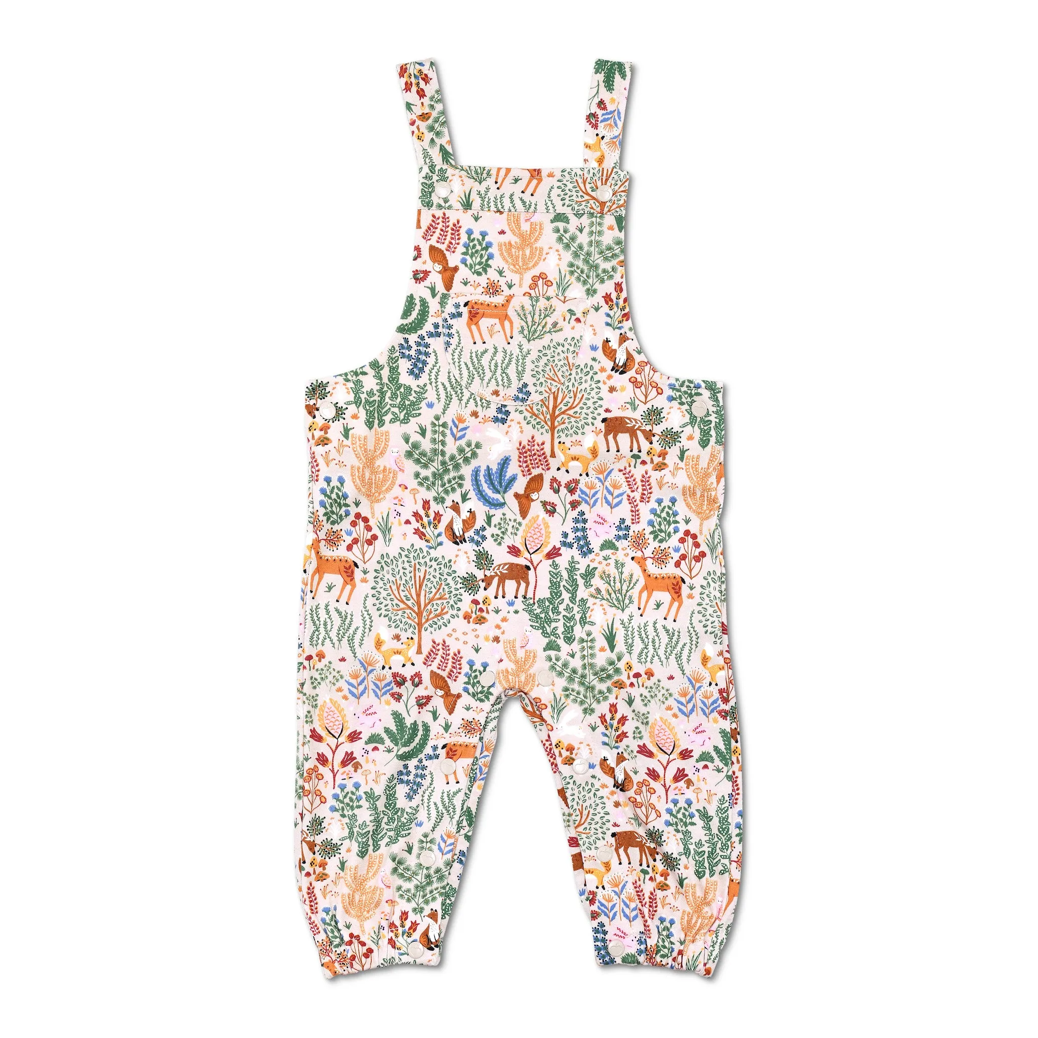 Bamboo Blend Overalls - Boho Woodland