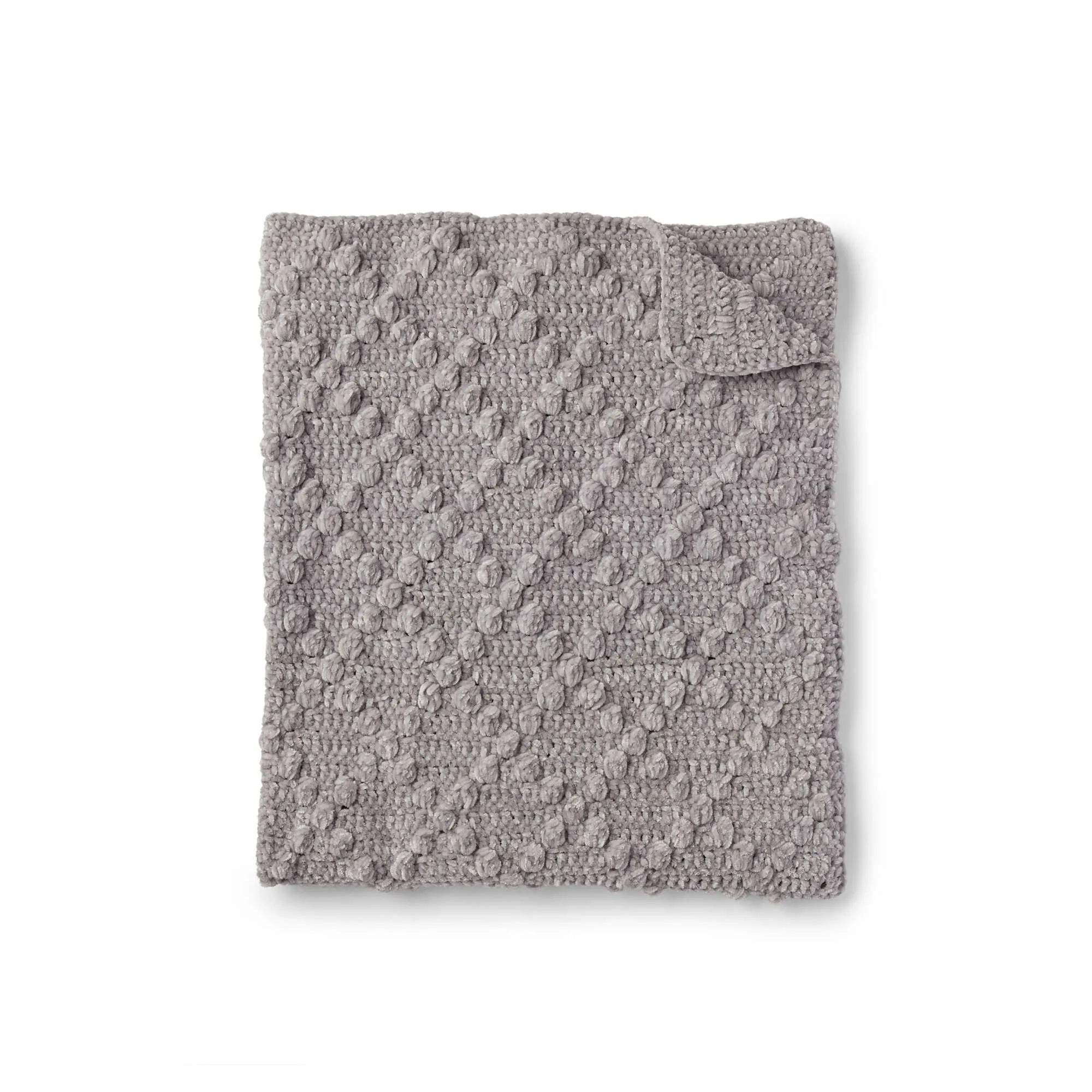 Bernat Crochet Diamond Bobble Baby Blanket