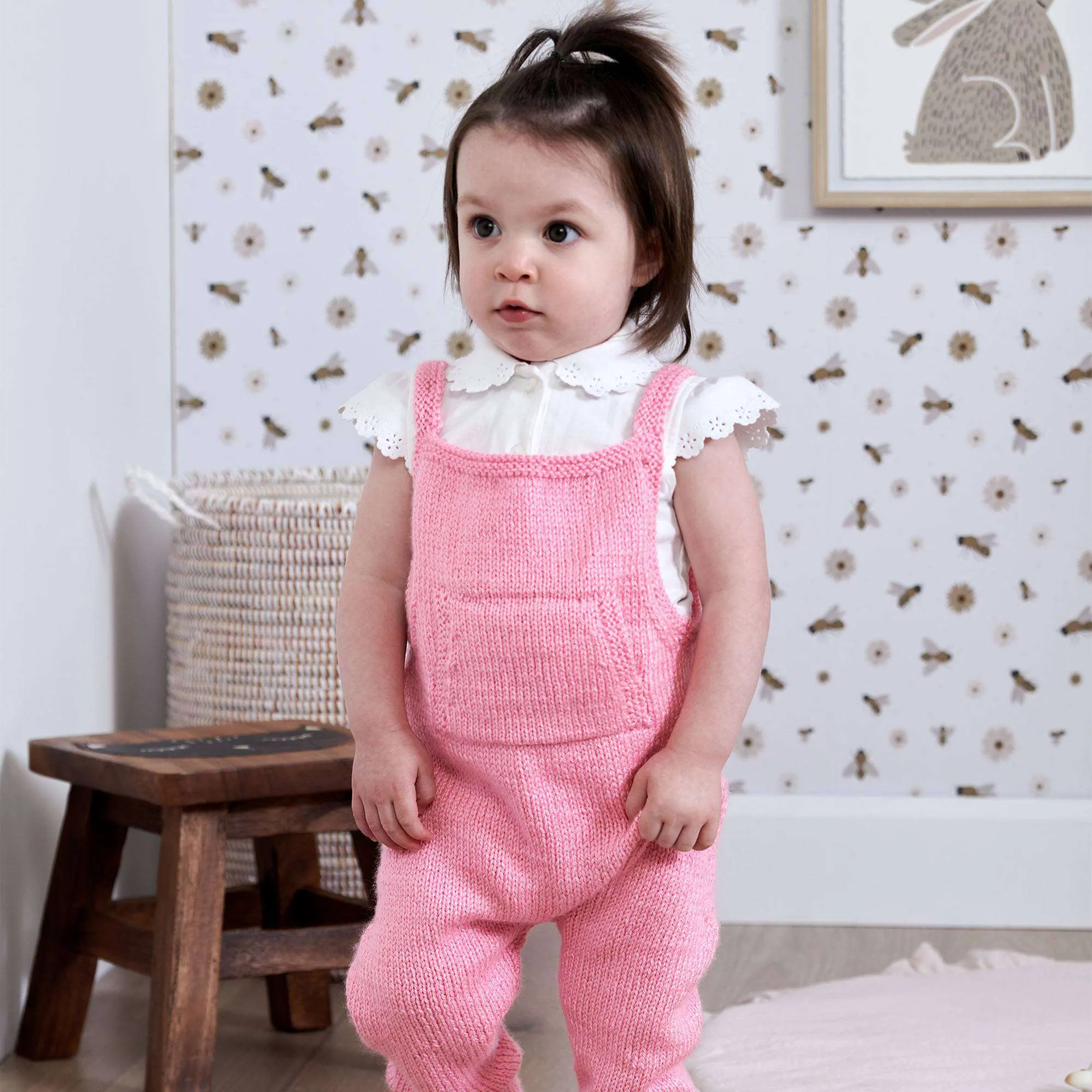 Bernat Knit Baby Overalls