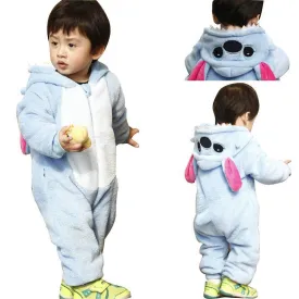 Blue Stitch Cute Baby Infant Toddler Animal Onesie Costume