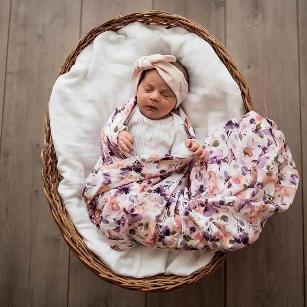 Blushing Beauty Organic Muslin Wrap