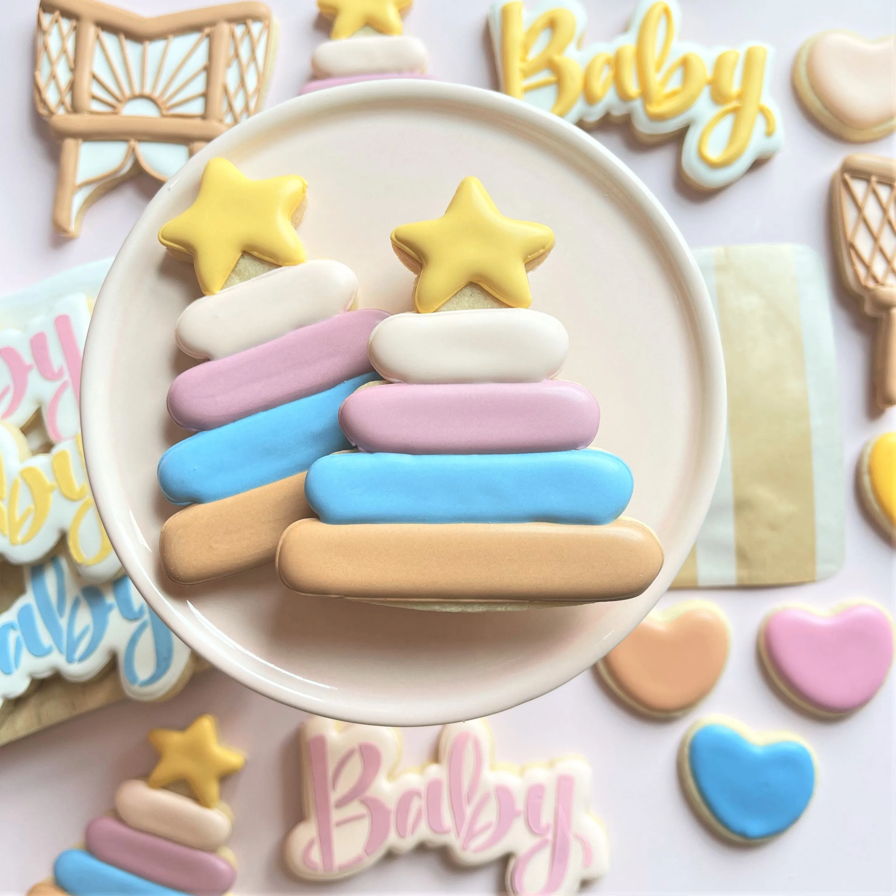 Boho Baby Cookie Decorating Kit