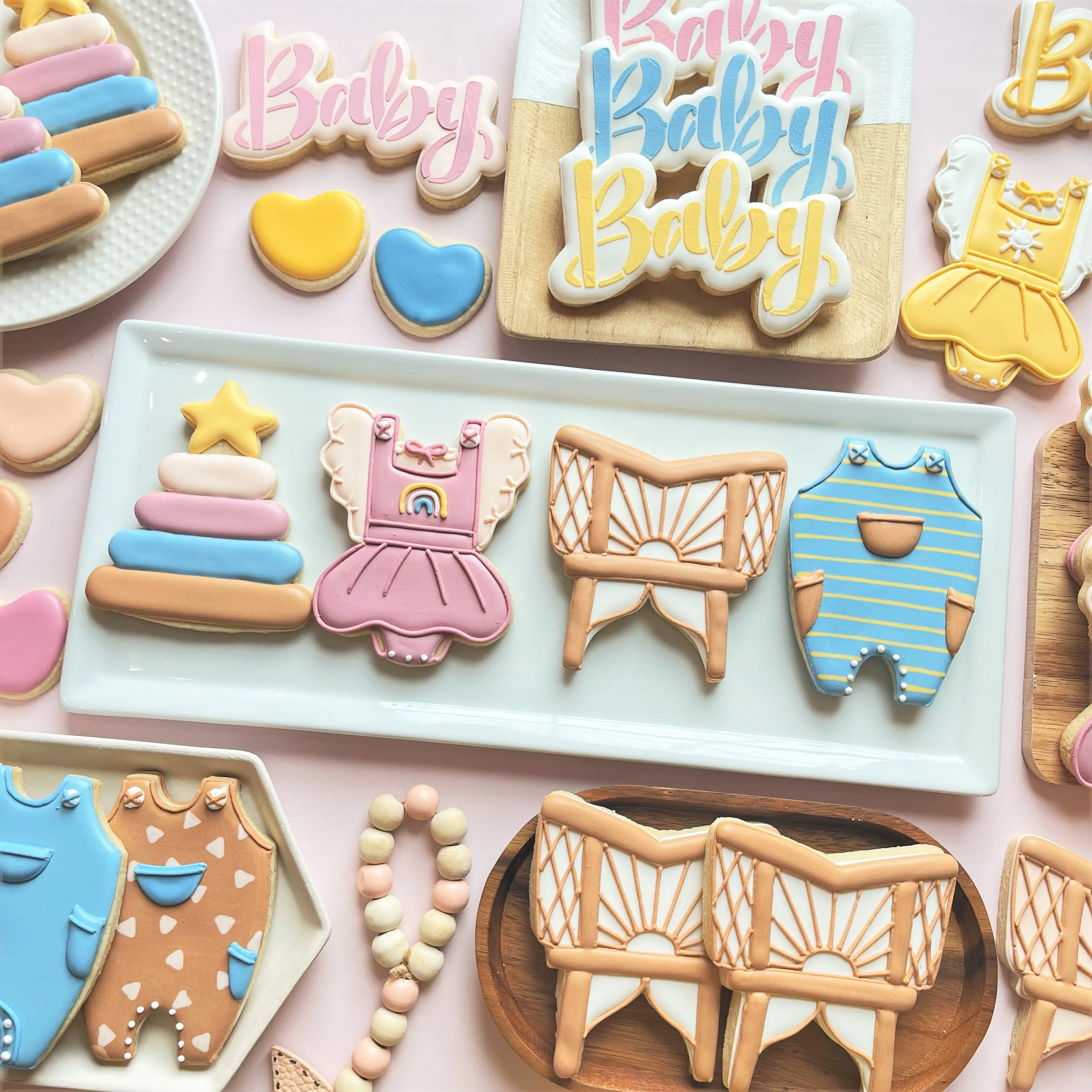 Boho Baby Cookie Decorating Kit