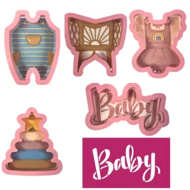 Boho Baby Cutter and Stencil Bundle