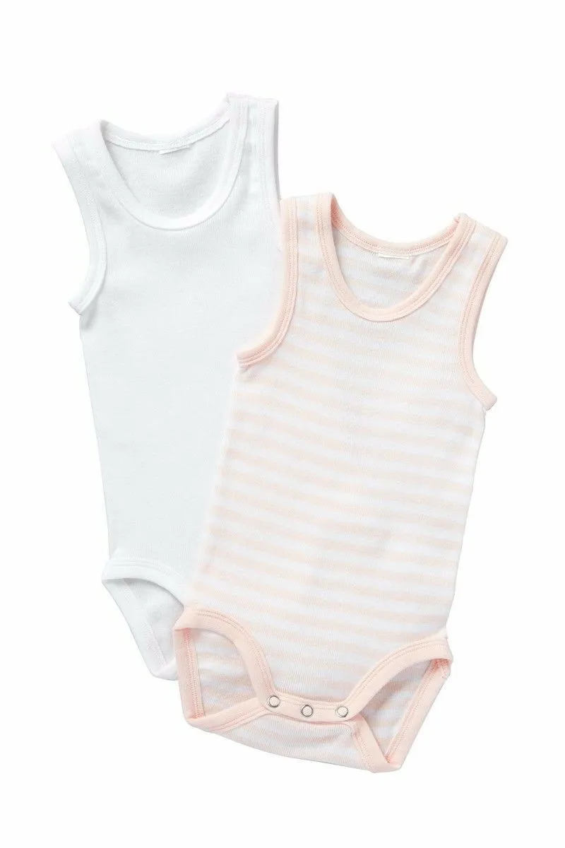 Bonds Baby Boy Girl Cotton 2 Pack Singletsuit Jumpsuit White Pink Blue Grey