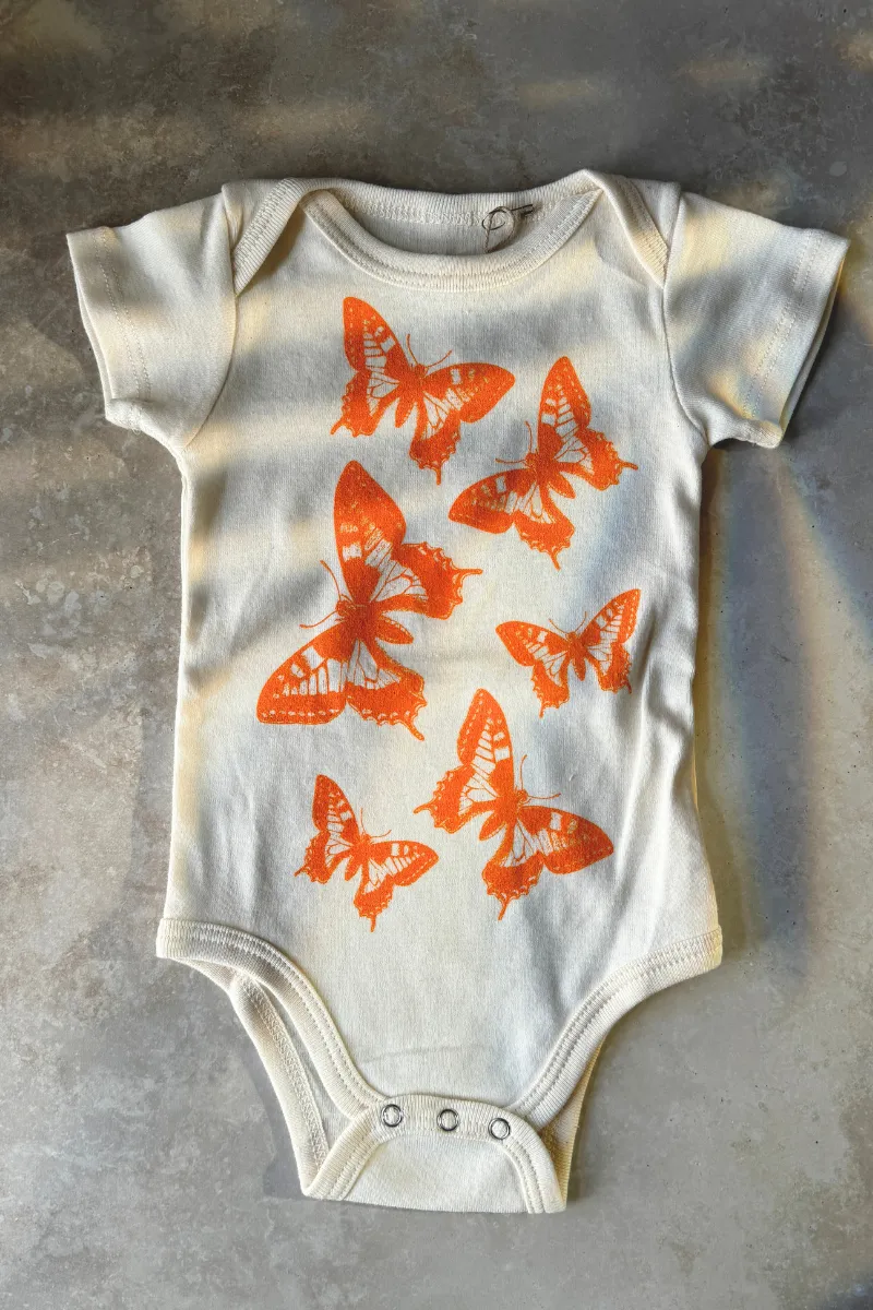 Butterflies Organic Onesie