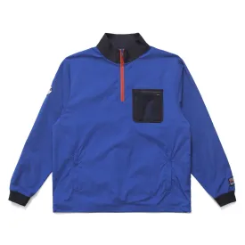 Cascade Quarter Zip Windshirt Jacket Royal - AW24