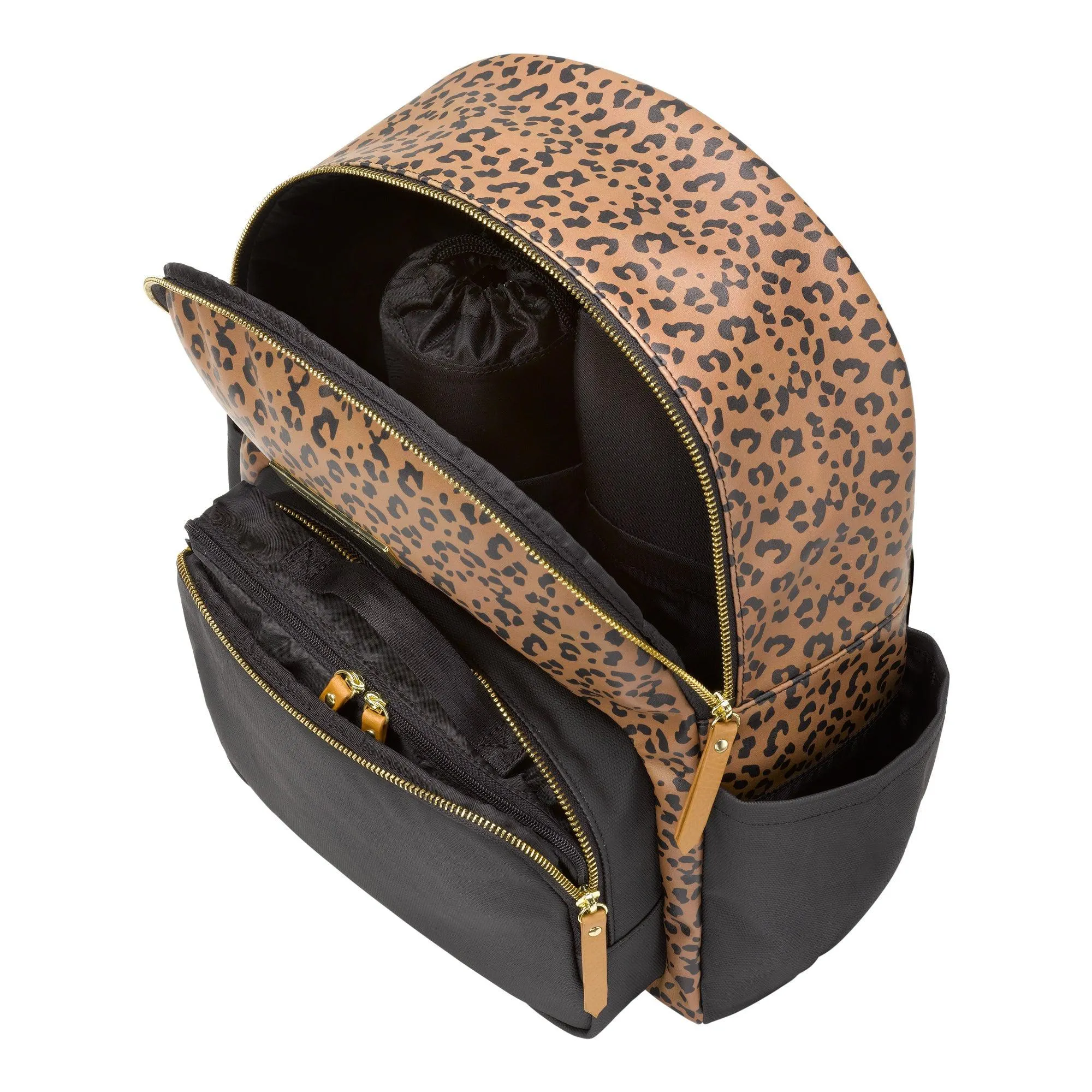 Diaper Backpack 5-Piece Set in Leopard | District