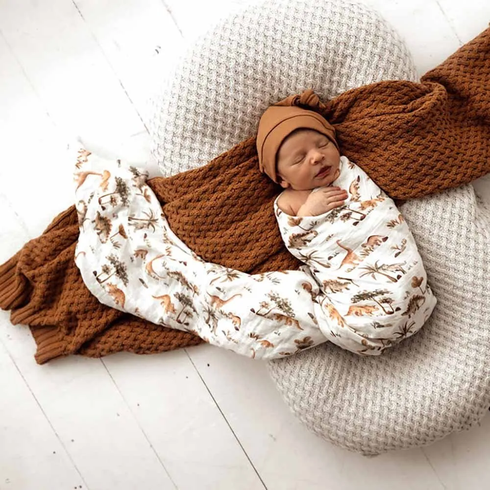 Dino Organic Muslin Wrap