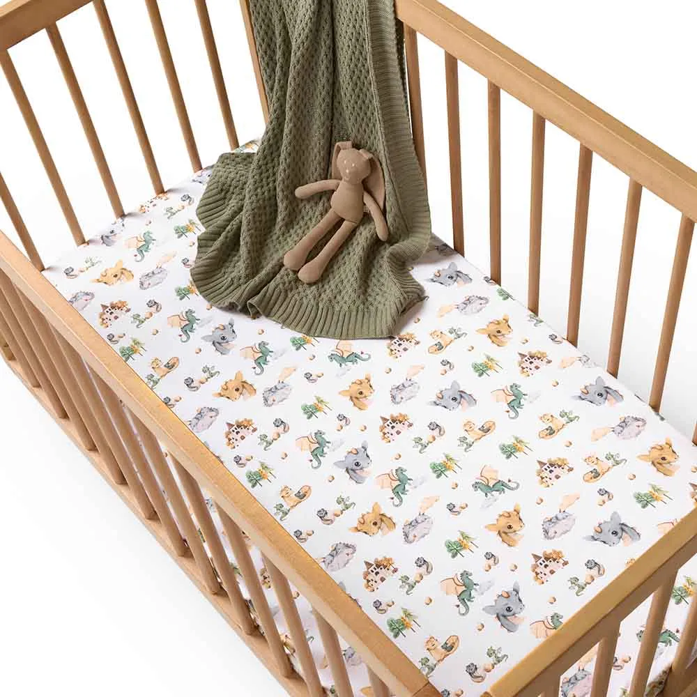 Dragon Organic Fitted Cot Sheet