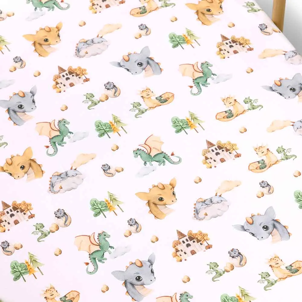 Dragon Organic Fitted Cot Sheet