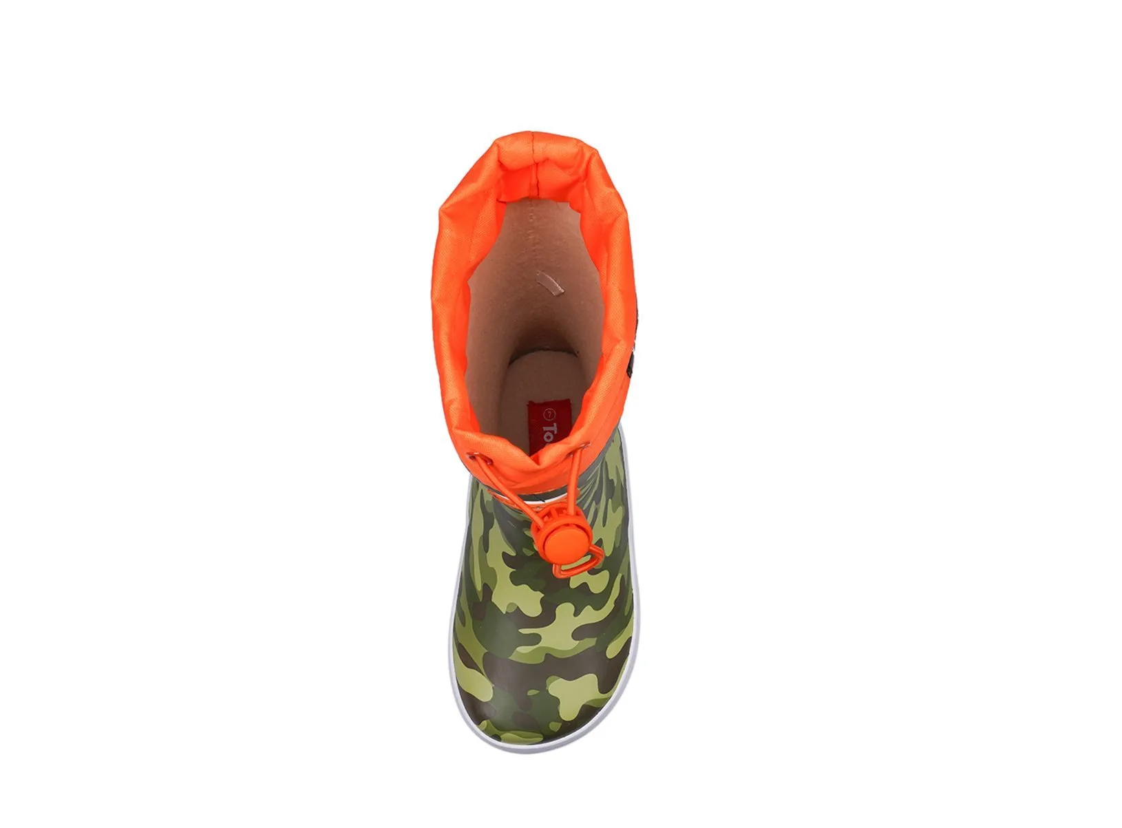 ENZO - Camo Thinsulate Thermal Tie-Top Rain Boots with Fastening