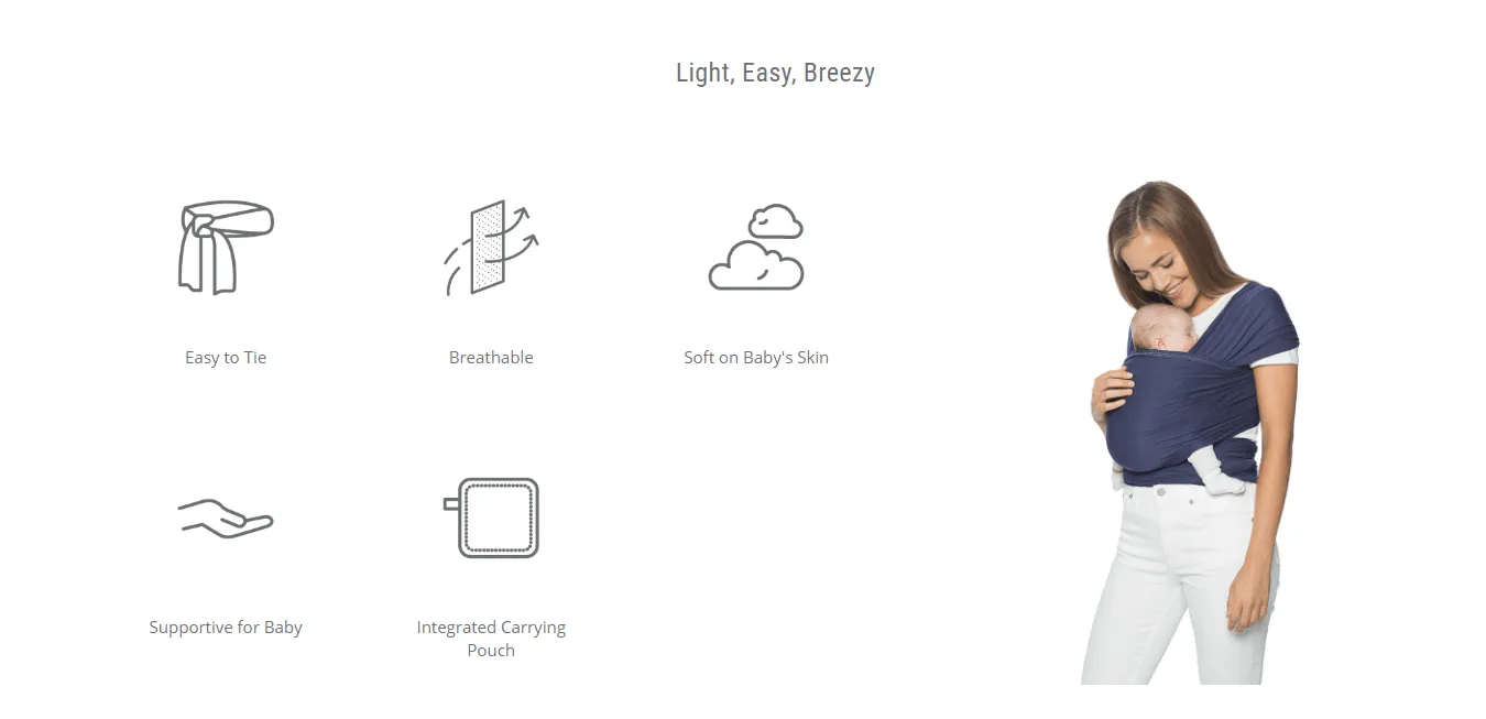 ErgoBaby - Aura Baby Wrap