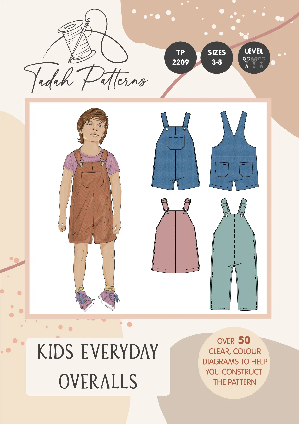 Everyday Overalls Baby   Kids   Teens BUNDLE