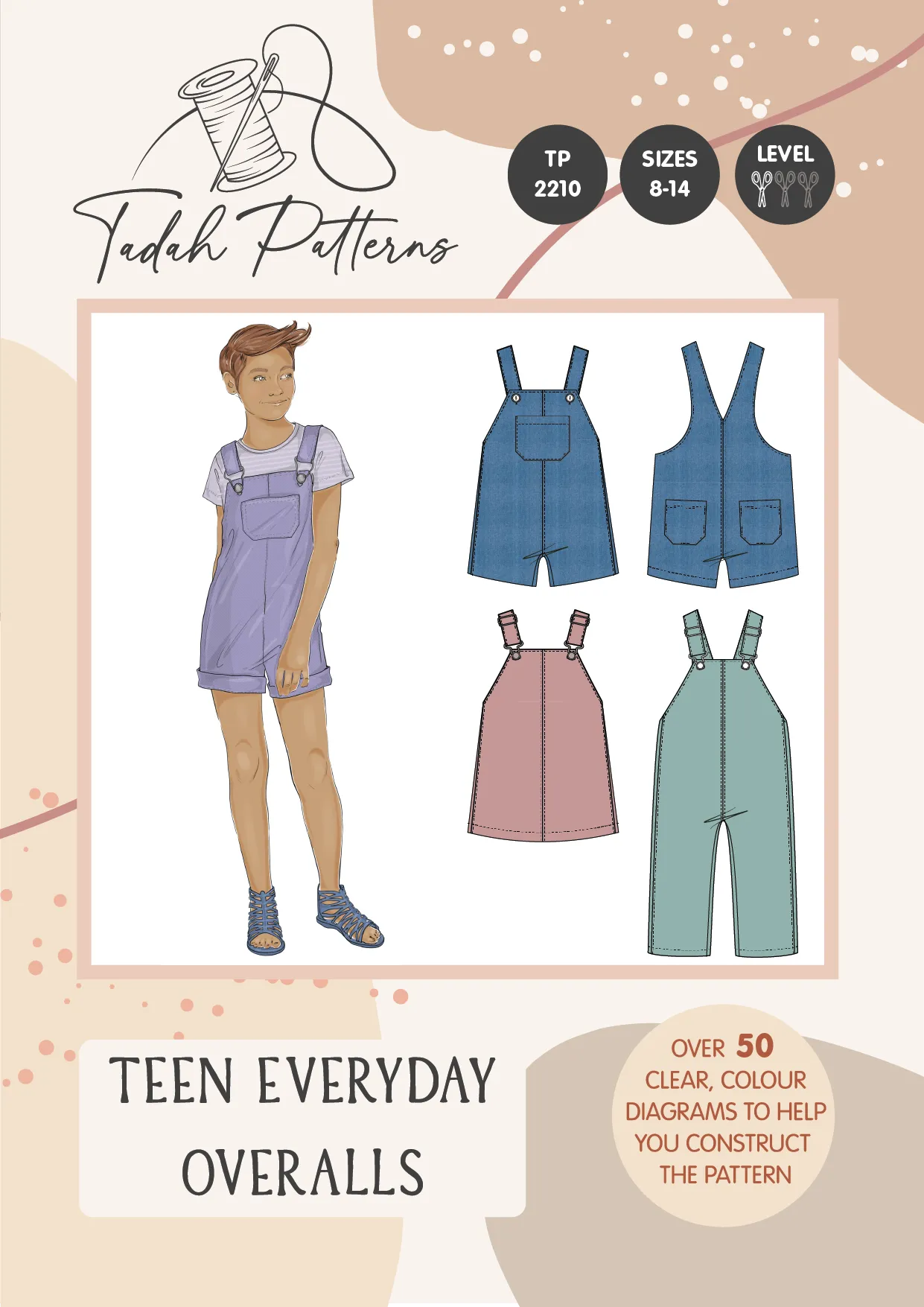 Everyday Overalls Baby   Kids   Teens BUNDLE