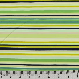 Garden Multi Stripe Cotton Print