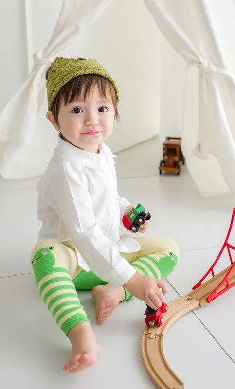 Green Frog Baby Leggings