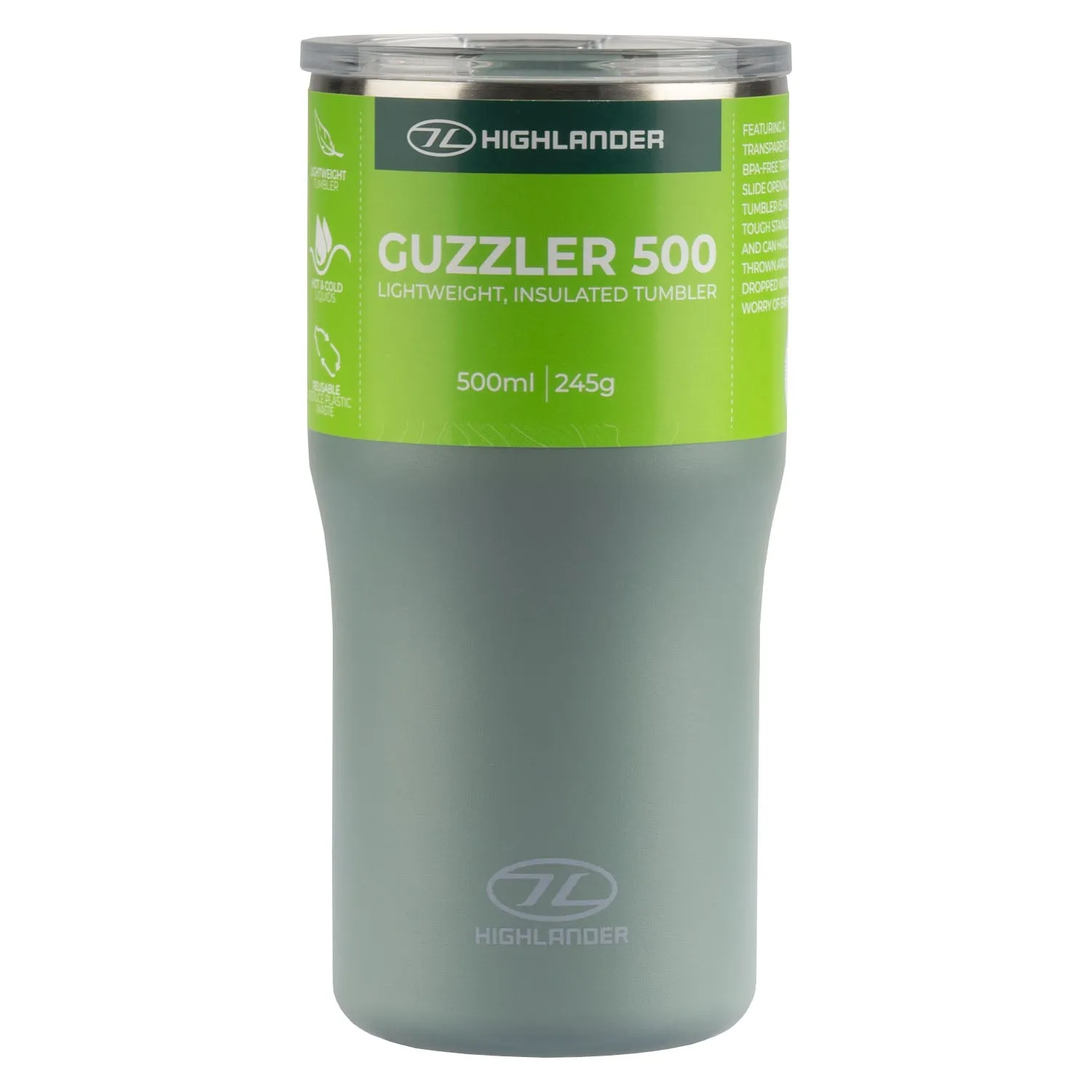 GUZZLER 500 LIGHTWEIGHT, INSULATED TUMBLER