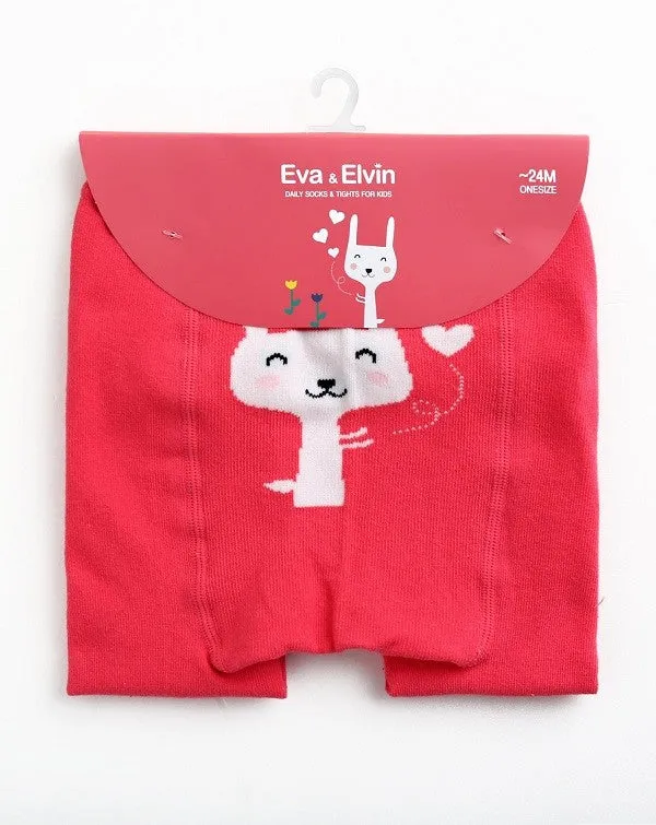 Hot Pink Rabbit Baby Leggings