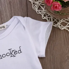 I Hooked Daddy Onesie Clothes For Newborn Baby