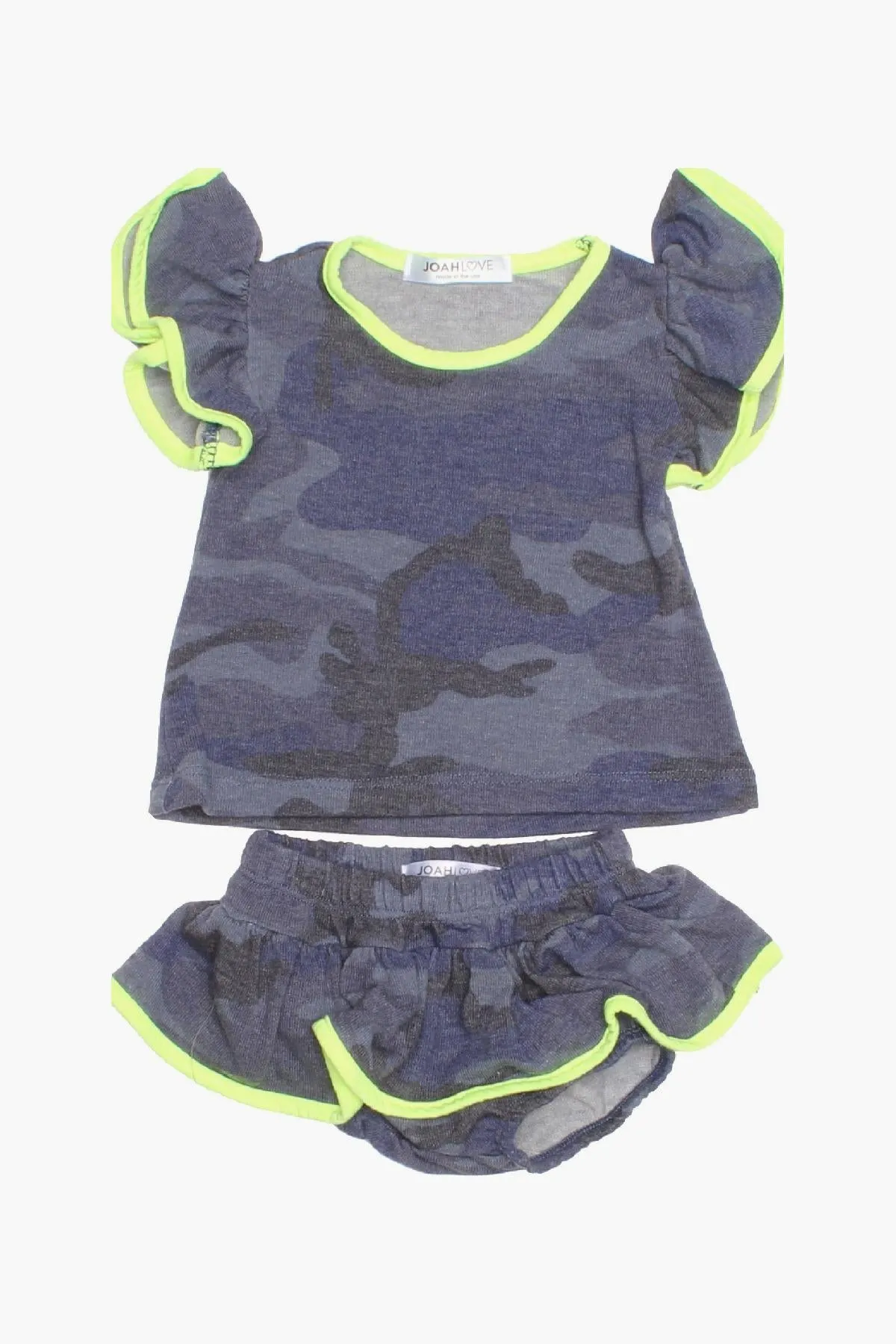 Joah Love Ellen Camo Baby Girls Set - Blue