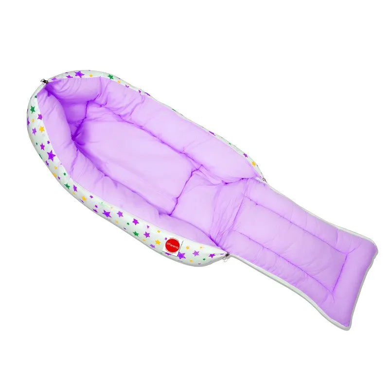 Joy Baby Sleeping Bag Cum Carrying Bag (Purple)