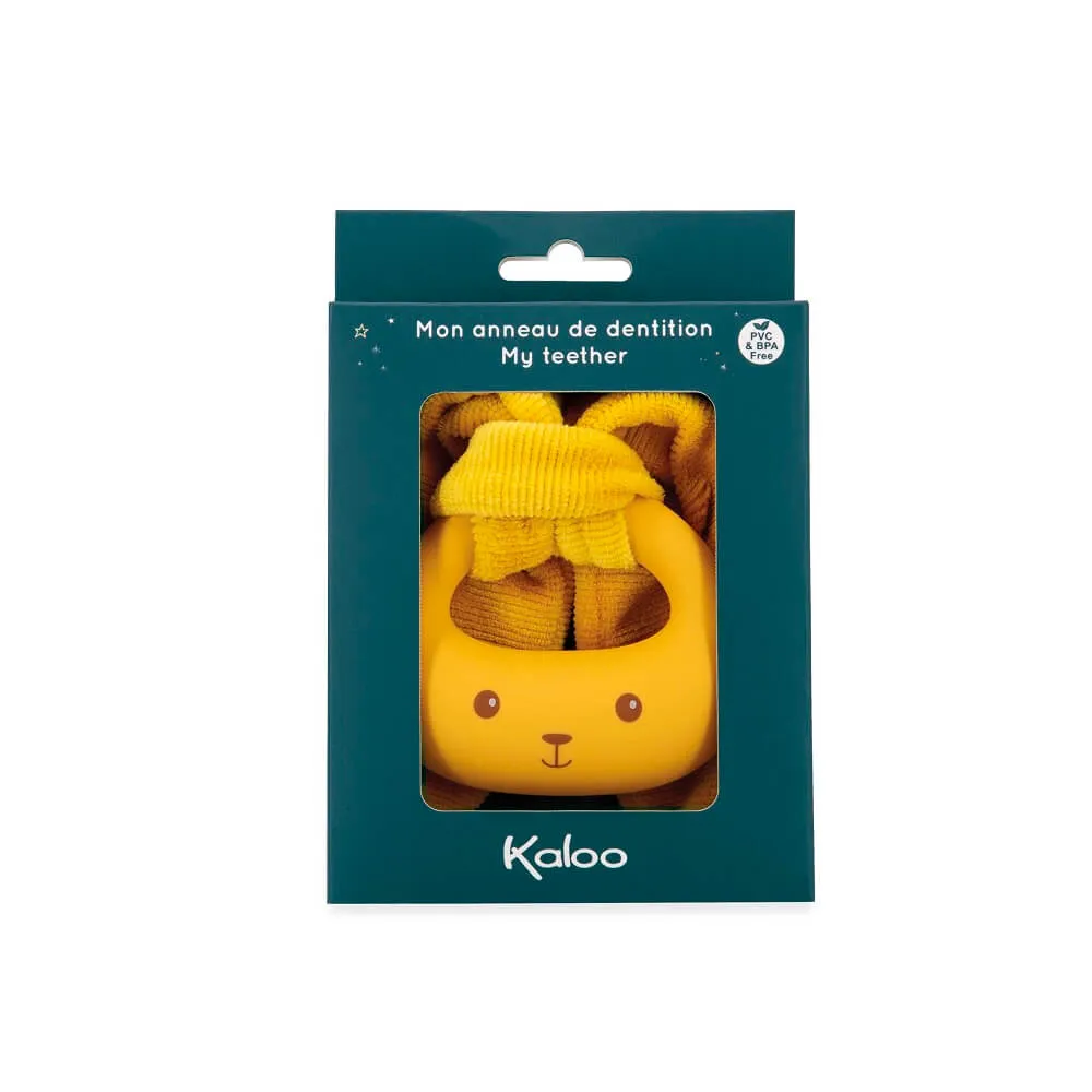 Kaloo Ochre Rabbit Teether