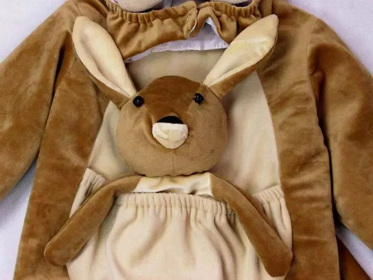 Kangaroo Kigurumi Baby Infant Toddler onesies Costumes