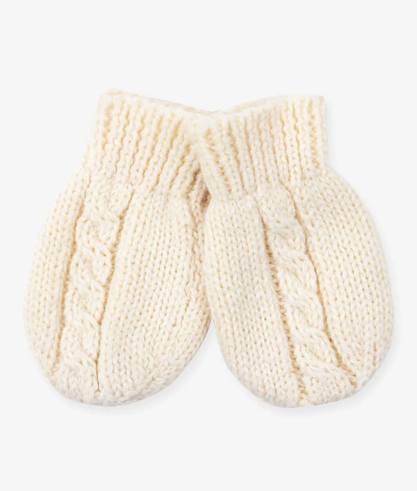 Knitted Baby Mittens