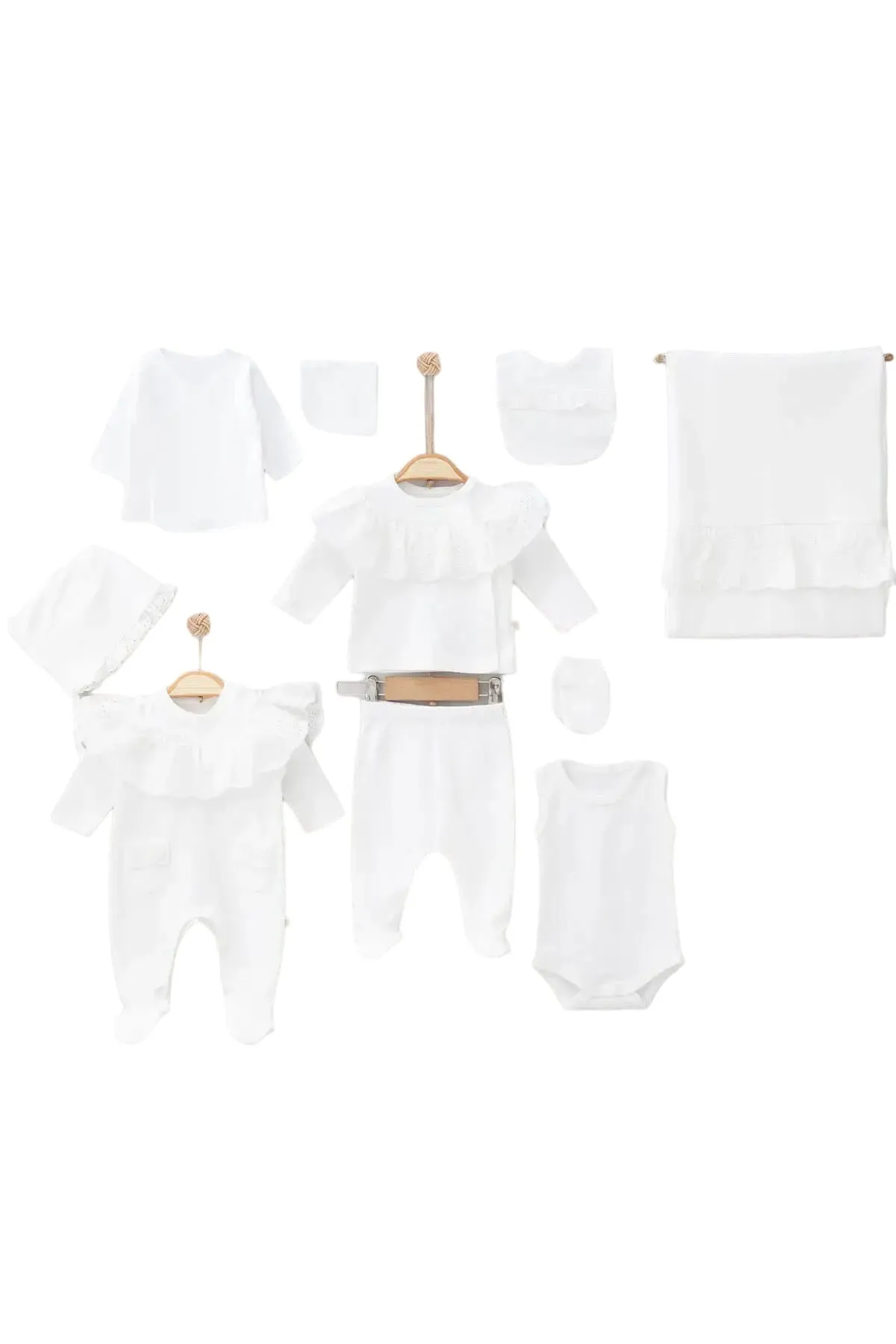 Larissa White Newborn Coming Home Set