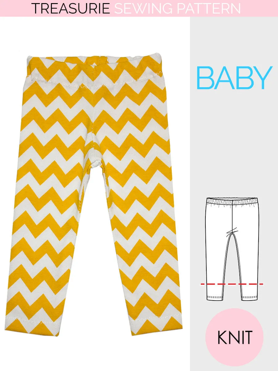 Leggings - SIMPLE Baby Pattern (0-24 Months)