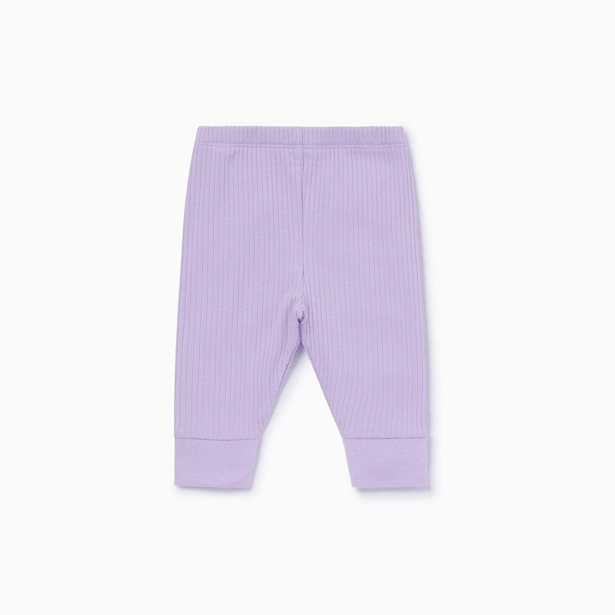 Lilac Ribbed Pajama Set