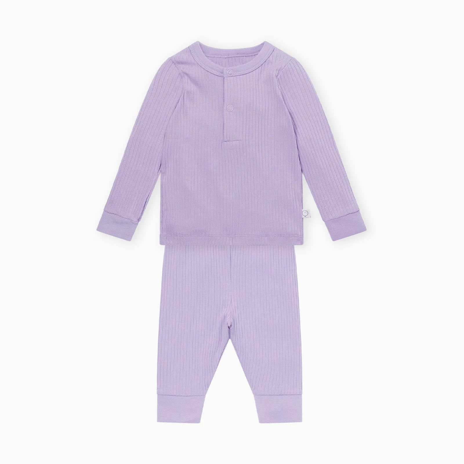 Lilac Ribbed Pajama Set