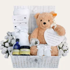 Luxury Baby Girl Gift Hamper Blooming Bear Baby Bundle