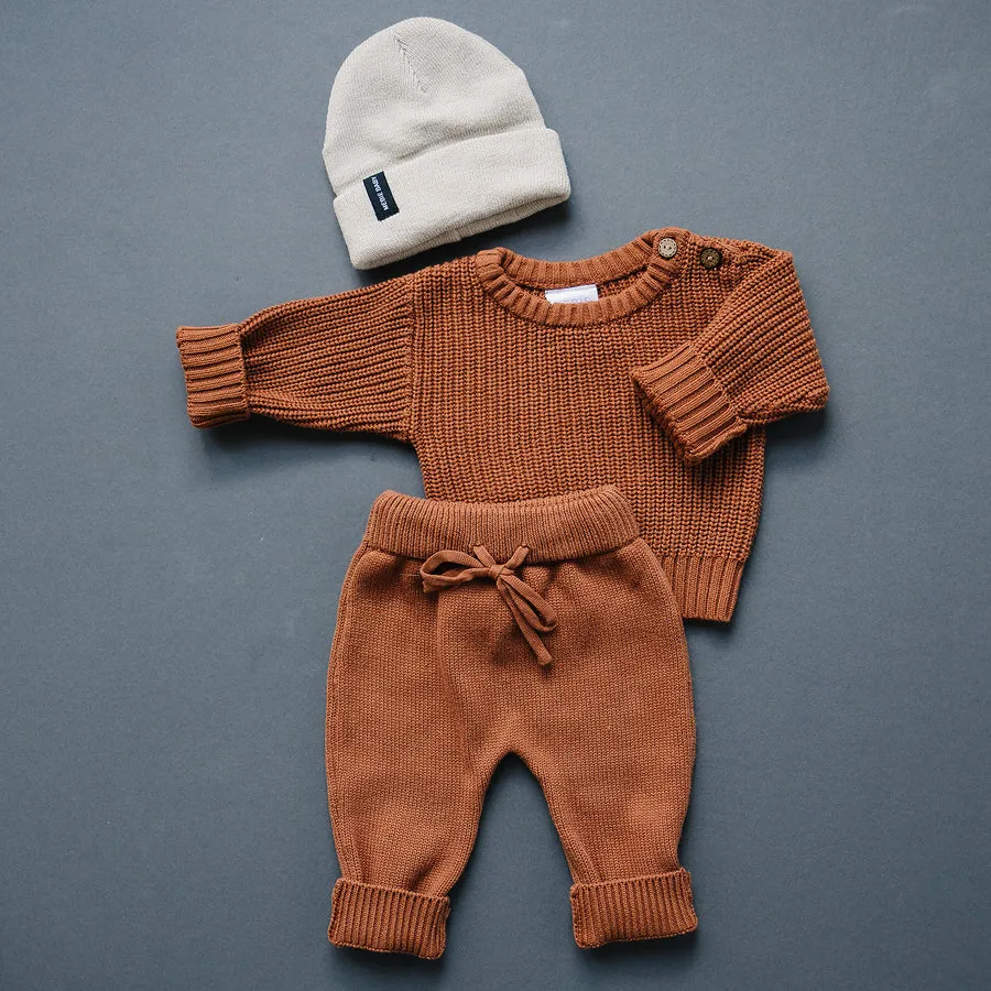 Mebie Baby Beanie - Oatmeal