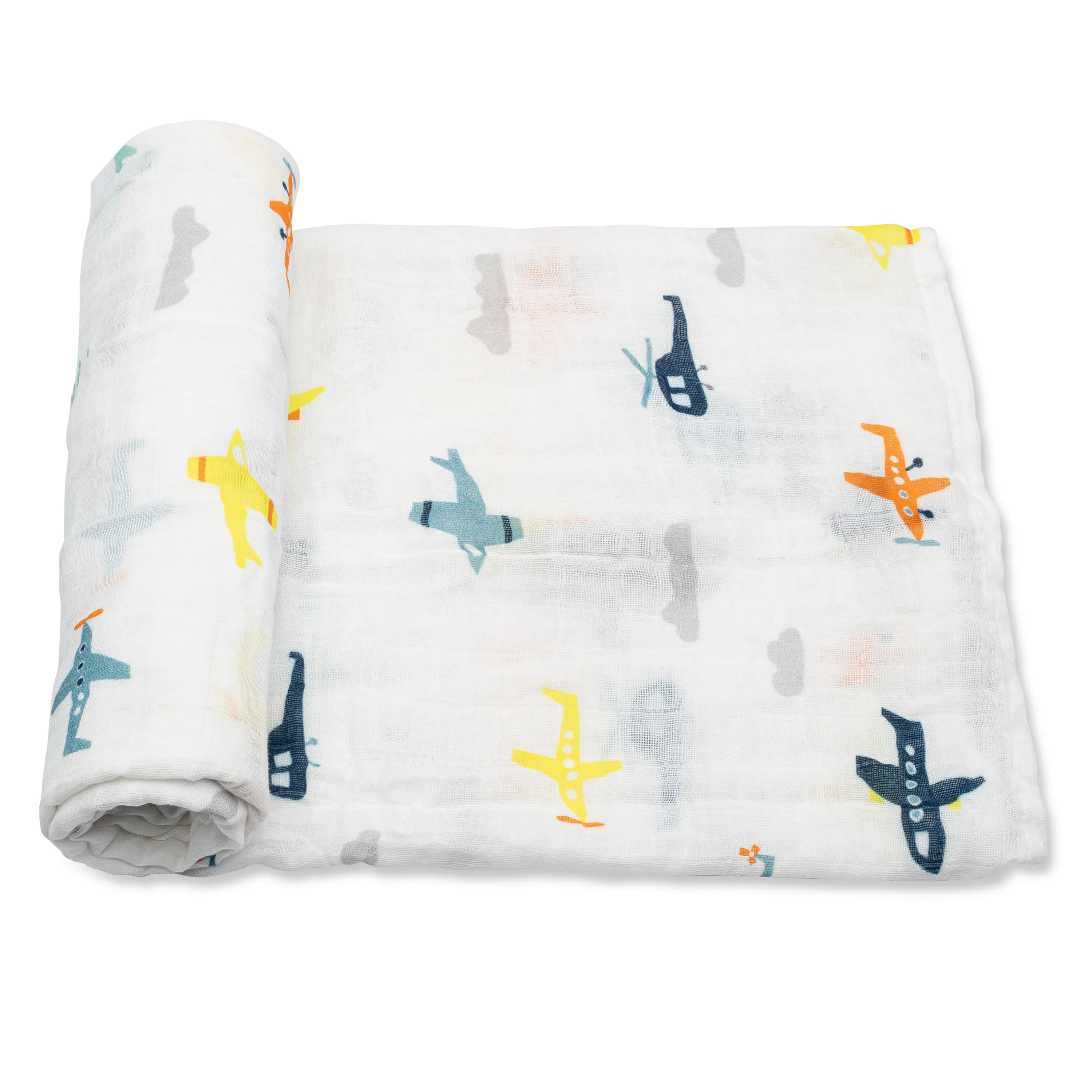 Muslin Swaddle Blanket - Airplanes