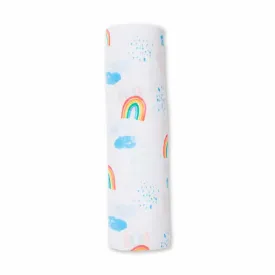 Muslin Swaddle - Rainbow Sky