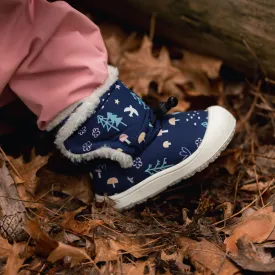 Navy Forest Baby Winter Boots