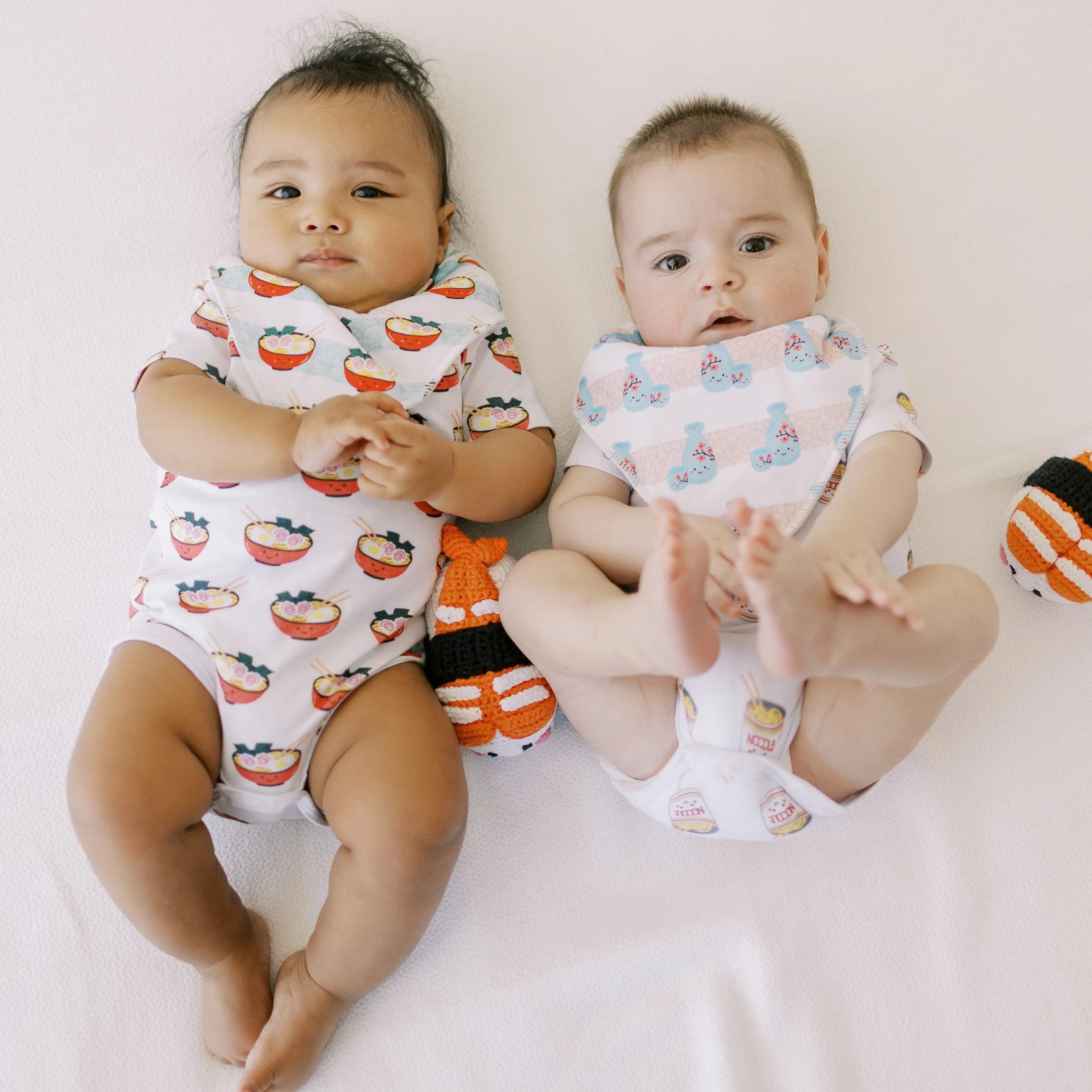 Organic Cotton Baby Onesie - Ramen *DISPLAY SAMPLE*