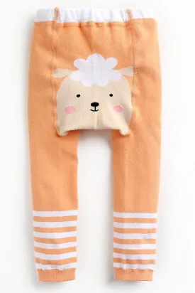 Peach Sheep Baby Leggings