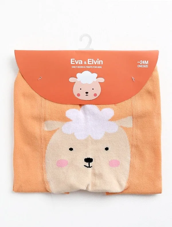 Peach Sheep Baby Leggings