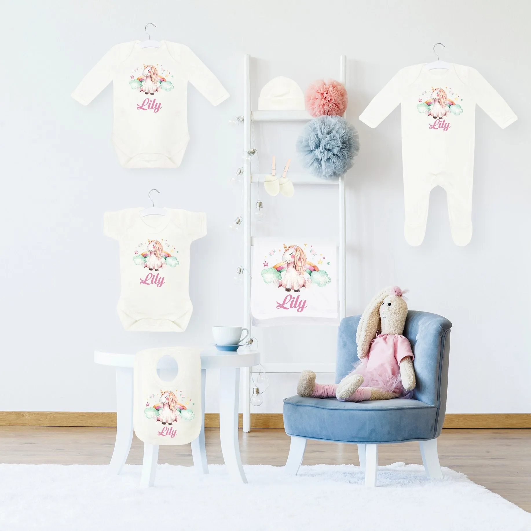 Personalised Baby Coming Home Outfit - Unicorn